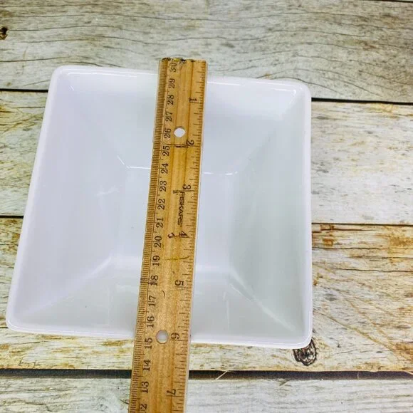 Threshold Target WHITE SOFT SQUARE All White Undecorated 6" All Porpuse Bowl - Picture 9 of 16